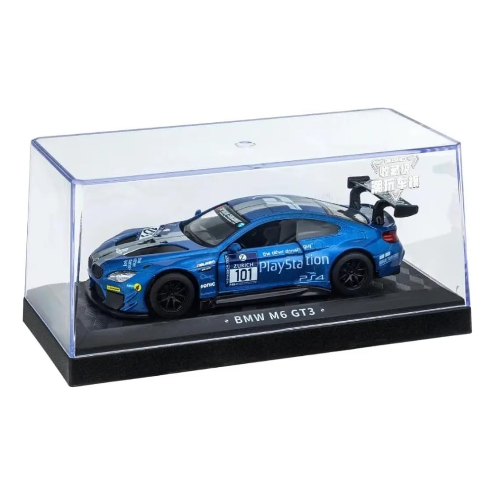 Miniatura M6 GT3 Team 1:44 Diecast CCA/MSZ com Caixa Acrílica